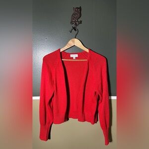 Vibrant Red Women's Cardigan